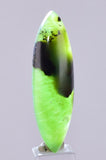 23cts GEM SILICA CHRYSOCOLLA Emeraldine Lily Mine Peru Cabochon Scenic Quartz Malachite Chalcedony Emerald Jade Color B13