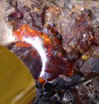 5.9cms SPHALERITE PYRITE Crystals Blenda Main Crystal Mineral Specimen Peru Collector M219