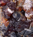 5.9cms SPHALERITE PYRITE Crystals Blenda Main Crystal Mineral Specimen Peru Collector M219