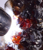 5.5cms SPHALERITE PYRITE Crystals Blenda Main Crystal Mineral Specimen Peru Collector M220
