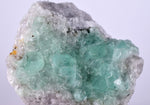 6.2cms GREEN FLUORITE Peru Huanzala Mine New Find Aesthetic Rare Gemmy Shiny Crystals Collector Mineral Specimen K90