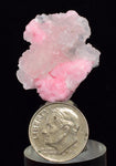 2.8cms RHODOCHROSITE CALCITE PYRITE Crystal Huanzala Peru Pink Crystals R562