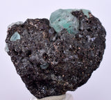 3.2cms GEOCRONITE GREEN FLUORITE Crystal Peru Milpo Atacocha Shiny K78