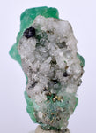 3.4cms GREEN FLUORITE CRYSTALS Peru Huanzala Shiny Mineral Specimen K80