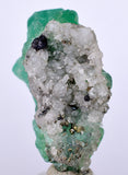 3.4cms GREEN FLUORITE CRYSTALS Peru Huanzala Shiny Mineral Specimen K80