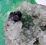 3.4cms GREEN FLUORITE CRYSTALS Peru Huanzala Shiny Mineral Specimen K80