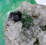 3.4cms GREEN FLUORITE CRYSTALS Peru Huanzala Shiny Mineral Specimen K80
