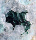 8.4cms GEM SILICA CHRYSOCOLLA Atacamite Druzy Quartz Stalactites Lily Mine Peru Calcite Geodes Mineral Specimen D253