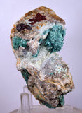 8.8cms GEM SILICA CHRYSOCOLLA Malachite Druzy Quartz Stalactites Lily Mine Peru Calcite Geodes Mineral Specimen D253