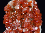 3.1cm VANADINITE CRYSTAL BARITE Mibladen Morocco Miniature Mineral Specimen W44