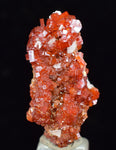 3.1cms VANADINITE CRYSTAL BARITE Mibladen Morocco Miniature Mineral Specimen W46