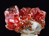 3cms VANADINITE CRYSTAL BARITE Mibladen Morocco Miniature Mineral Specimen W49