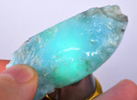 25grams LARIMAR PECTOLITE SLAB Scenic Quality Light Blue White Jewelry C958