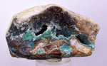 6.8cms GEM SILICA CHRYSOCOLLA Druzy Quartz Stalactites Lily Mine Peru Calcite Geodes Mineral Specimen D259