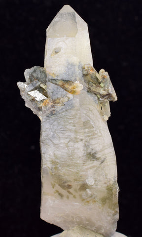 6.7cms GEM QUARTZ Natural Chlorite Included Phantom Crystal Peru Q350