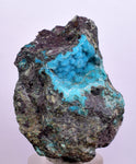 4.6cms GEM SILICA CHRYSOCOLLA Druzy Quartz Stalactites Lily Mine Peru Calcite Geodes Mineral Specimen D260