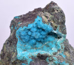 4.6cms GEM SILICA CHRYSOCOLLA Druzy Quartz Stalactites Lily Mine Peru Calcite Geodes Mineral Specimen D260