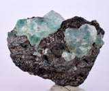 3.2cms GEOCRONITE GREEN FLUORITE Crystal Peru Milpo Atacocha Shiny K78