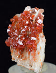 3.1cm VANADINITE CRYSTAL BARITE Mibladen Morocco Miniature Mineral Specimen W44