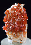 3.1cm VANADINITE CRYSTAL BARITE Mibladen Morocco Miniature Mineral Specimen W44