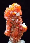 3.1cms VANADINITE CRYSTAL BARITE Mibladen Morocco Miniature Mineral Specimen W46
