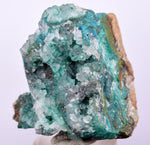 3.9cms GEM SILICA CHRYSOCOLLA Druzy Quartz Stalactites Lily Mine Peru Calcite Geodes Mineral Specimen D257