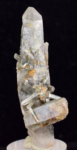 5.6cms GEM QUARTZ Natural Chlorite Included Phantom Crystal Peru Q352