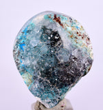 2.6cms DRUZY CHRYSOCOLLA POLISHED Lily Mine Peru Quartz Crystals Stalactite Shiny Bright Mineral Specimen B26