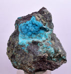 4.6cms GEM SILICA CHRYSOCOLLA Druzy Quartz Stalactites Lily Mine Peru Calcite Geodes Mineral Specimen D260