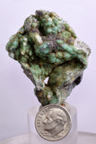 4.6cms GEM SILICA CHRYSOCOLLA Druzy Quartz Stalactites Lily Mine Peru Calcite Geodes Mineral Specimen D261