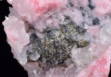 5.4cms RHODOCHROSITE CALCITE PYRITE Crystal Huanzala Peru Pink Crystals R568