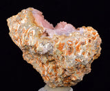 7cms ROSE DRUZY QUARTZ Bright Crystals Cathedral Botryoidal Peru New Find Mineral Specimen QE357
