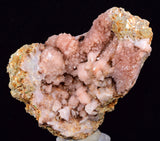 7cms ROSE DRUZY QUARTZ Bright Crystals Cathedral Botryoidal Peru New Find Mineral Specimen QE357