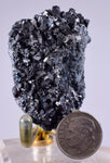 4.6cm GEM ENARGITE PYRITE Crystals Peru Shiny Mineral Specimen Collector H301