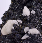 8.5cms SPHALERITE CALCITE PYRITE Crystals Old Stock Collector  Mineral Specimen G245