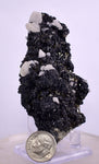 8.5cms SPHALERITE CALCITE PYRITE Crystals Old Stock Collector  Mineral Specimen G245