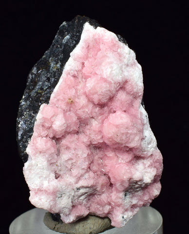 3.2cms RHODOCHROSITE ROSETTE SPHALERITE  Pyrite Peru Pink Crystals Collector Mineral Specimen R569