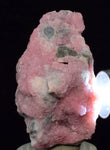 4.3cms RHODOCHROSITE ROSETTE SPHALERITE Peru Pink Crystals Collector Mineral Specimen R571