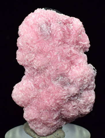 3.7cms RHODOCHROSITE ROSETTE SPHALERITE Pyrite Peru Pink Crystals Collector Mineral Specimen R572