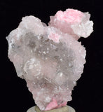 5.4cms RHODOCHROSITE CALCITE PYRITE Crystal Huanzala Peru Pink Crystals R568