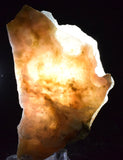 9cm GEM PINK OPAL Quartz natural Sculpture Botryoidal Peru Translucent Mineral Specimen P244