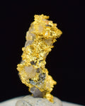0.9cms NATIVE GOLD QUARTZ of the Incas Thumbnail Aesthetic Wire Gem Crystal Smoky Quartz Peru Rare Mineral Specimen L237