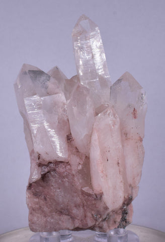 7cms  PINK LITHIUM QUARTZ Colombia Rare Shiny Crystal Mineral Specimen Q362