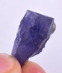 12cts GEM TANZANITE ROUGH Zoisite Unheated Terminated Mineral Specimen Tanzania T410