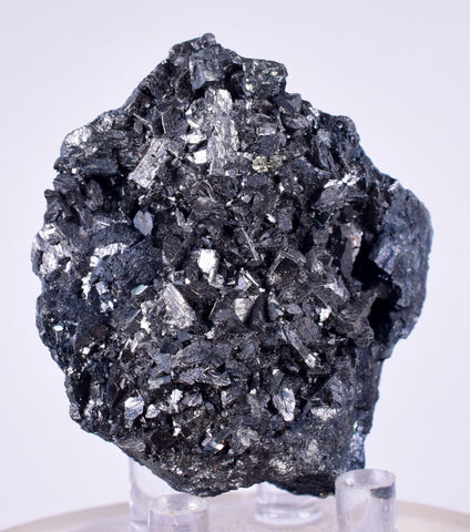 4.9cm GEM ENARGITE PYRITE Crystals Peru Shiny Mineral Specimen Collector H298