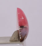 5.5cts PINK OPAL CABOCHON Landscape Jewelry Pendant Dendrites Coral Color B28