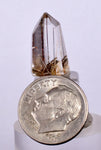 1.5cms  QUARTZ RUTILATED Polished Cabochon Brasil Rutile Pendant Jewelry Q369