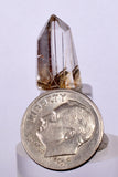 1.5cms  QUARTZ RUTILATED Polished Cabochon Brasil Rutile Pendant Jewelry Q369