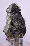 8.5cms SPHALERITE CALCITE PYRITE Crystals Old Stock Collector  Mineral Specimen G245