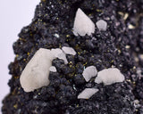 8.5cms SPHALERITE CALCITE PYRITE Crystals Old Stock Collector  Mineral Specimen G245